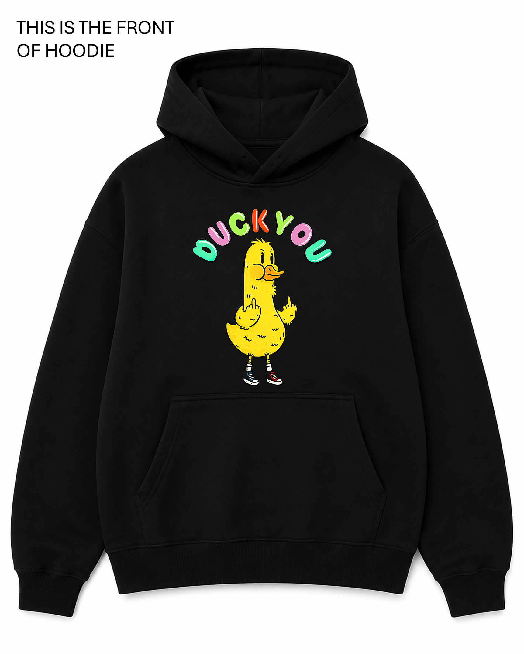 BDG Graphic Hoodie - Duck You