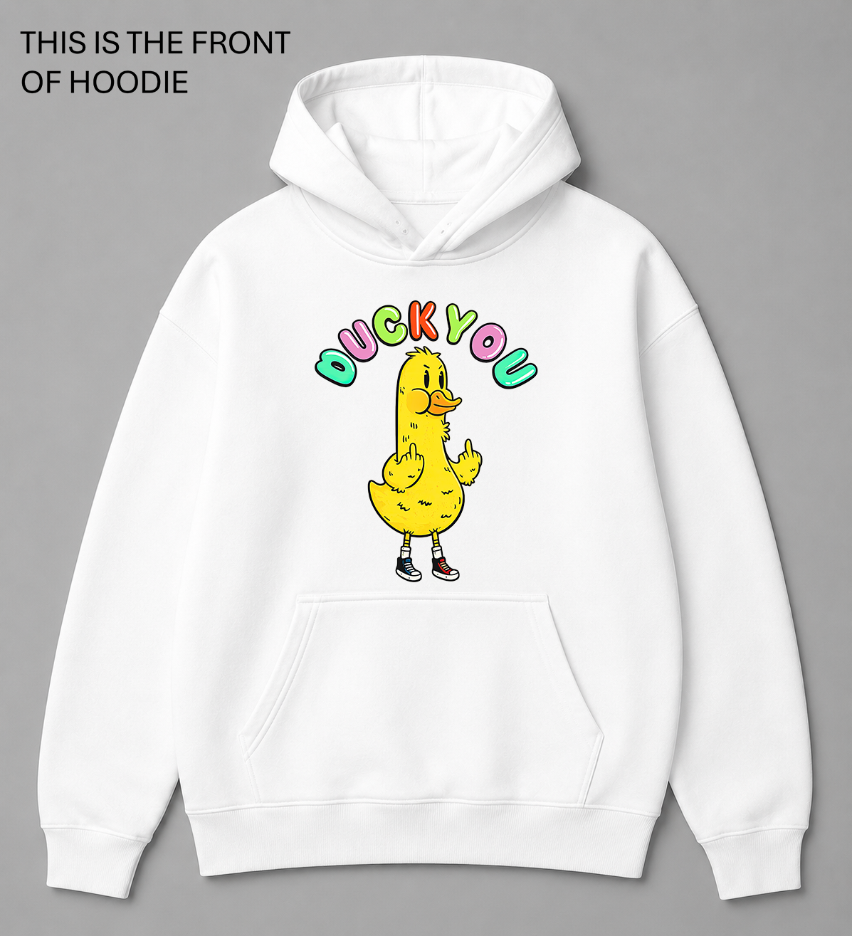 BDG Graphic Hoodie - Duck You