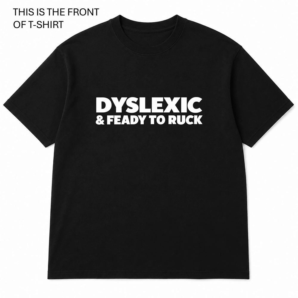 Dyslexic Crewneck Graphic T-Shirt - Built Different Goods