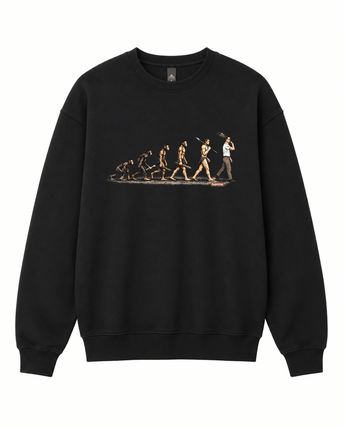 Evolution Graphic Crewneck Sweatshirt - Built Different Goods