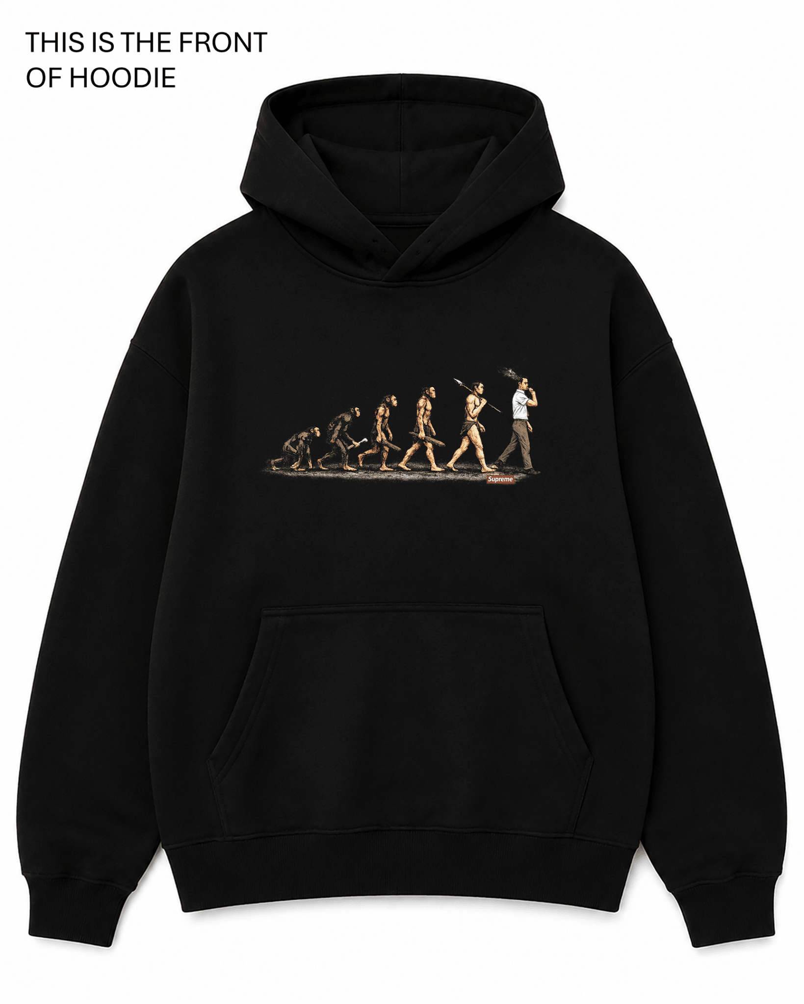 Evolution Graphic Hoodie - Built Different Goods