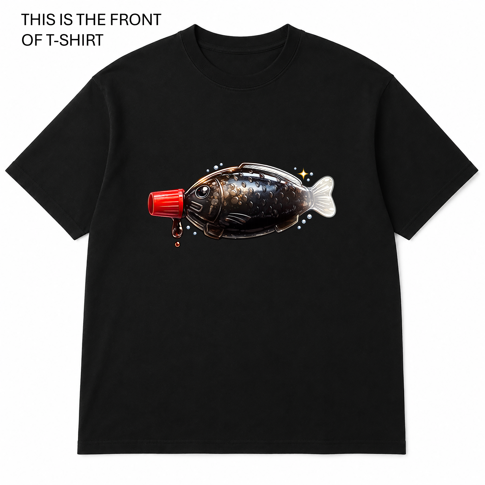 BDG Graphic T-Shirt - Fish Soy Bottle
