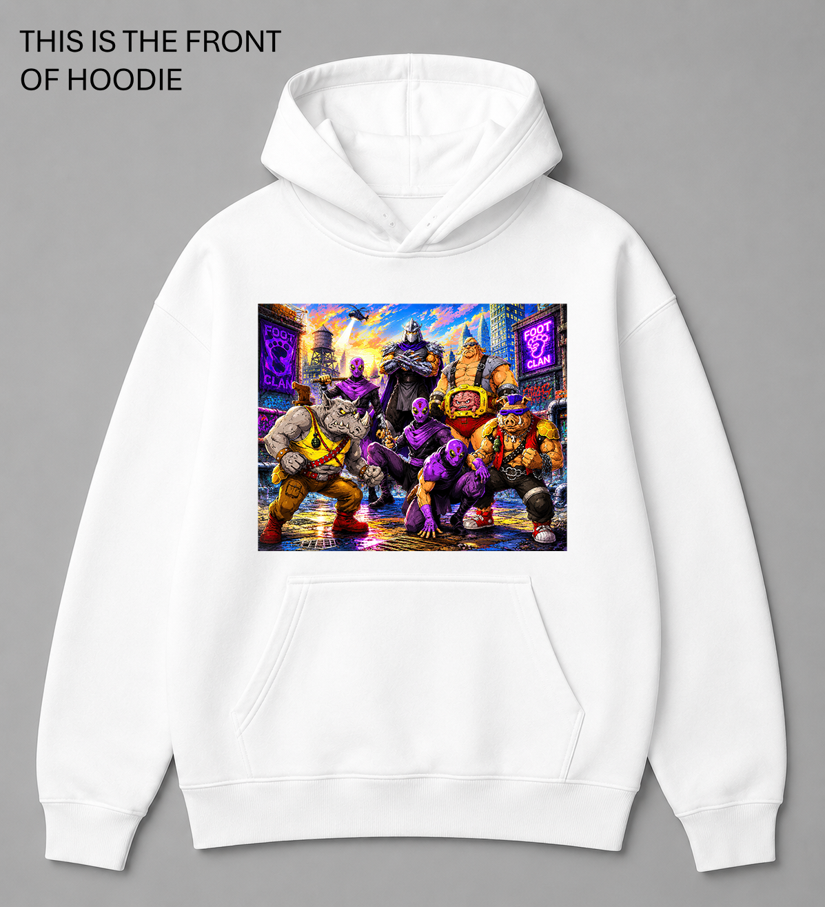 BDG Graphic Hoodie - TMNT Foot Clan