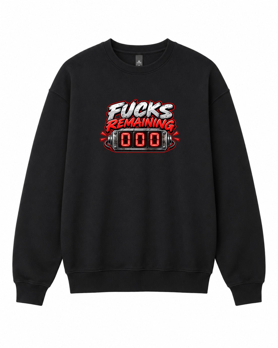 Fucks Remaining Graphic Crewneck Sweatshirt - Built Different Goods
