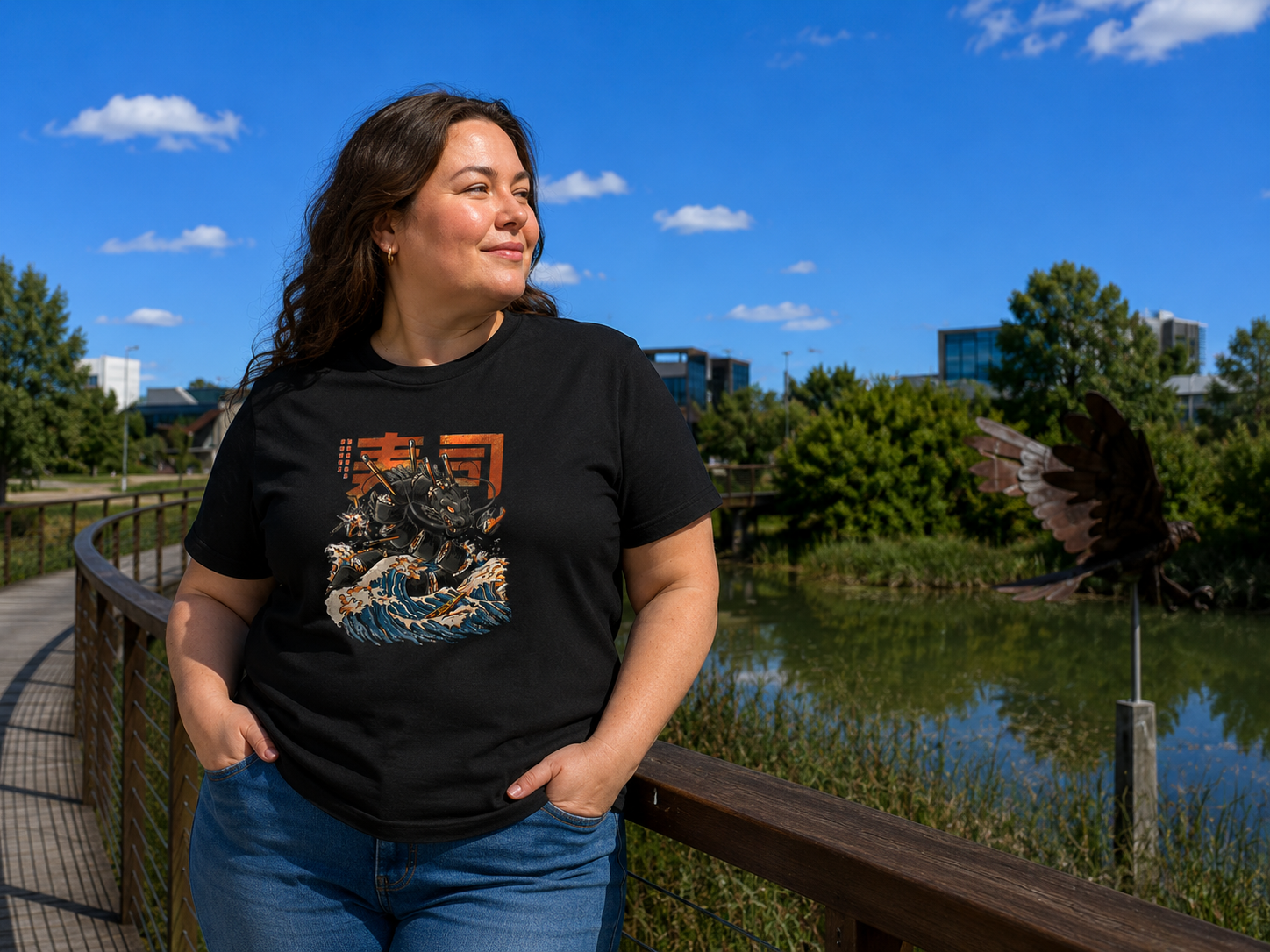 BDG Graphic T-Shirt - Ghost Sushi Dragon
