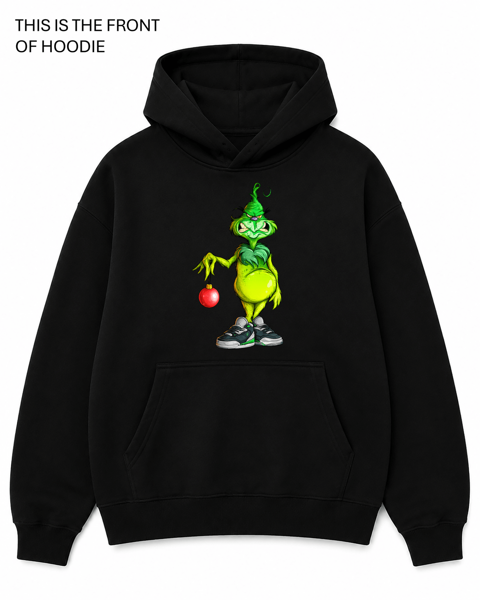 Grinch Graphic Hoodie - Built Different Goods