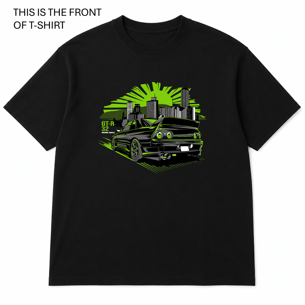 GTR 32 Graphic T-Shirt - Built Different Goods