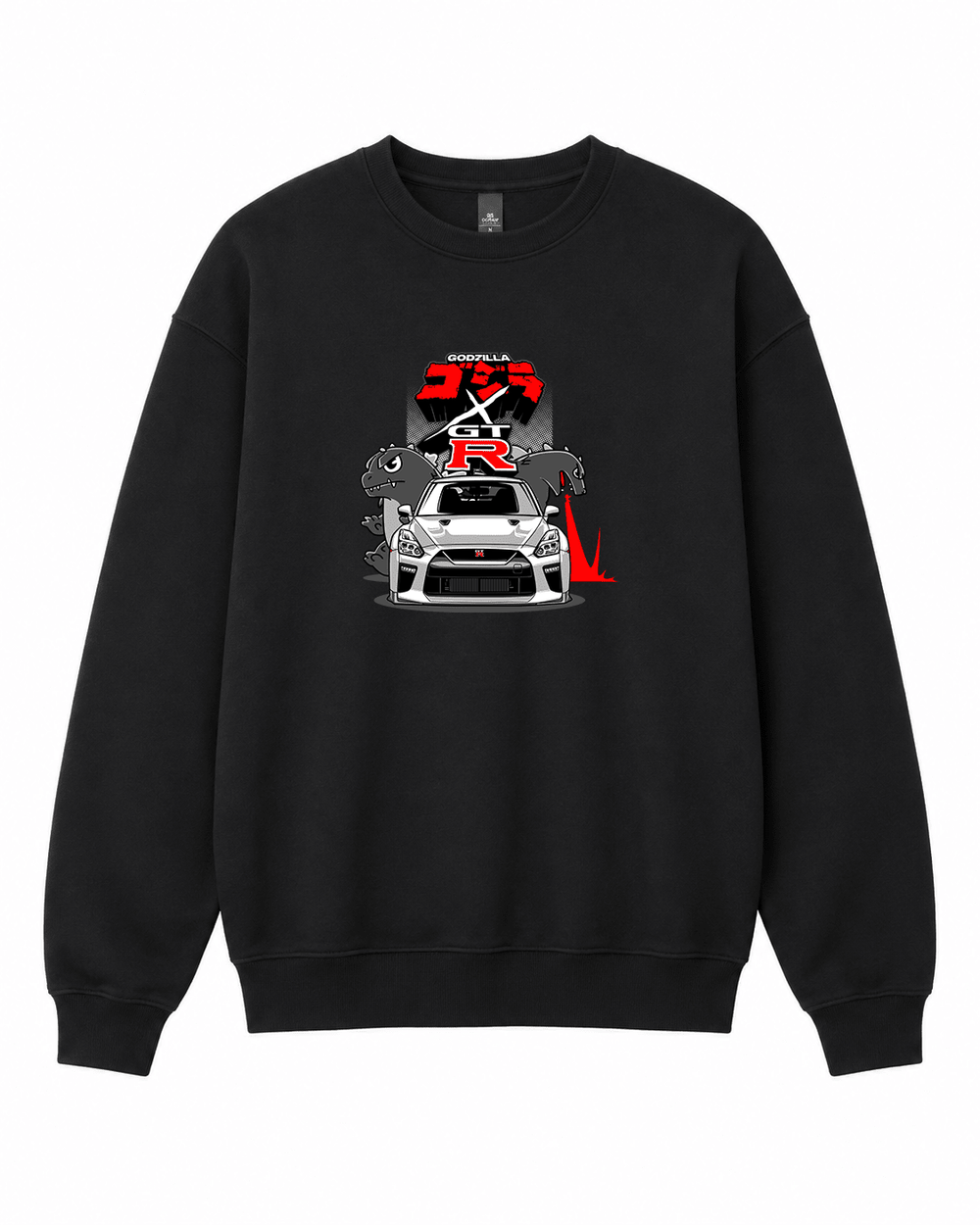 GTR Godzilla Graphic Crewneck Sweatshirt - Built Different Goods