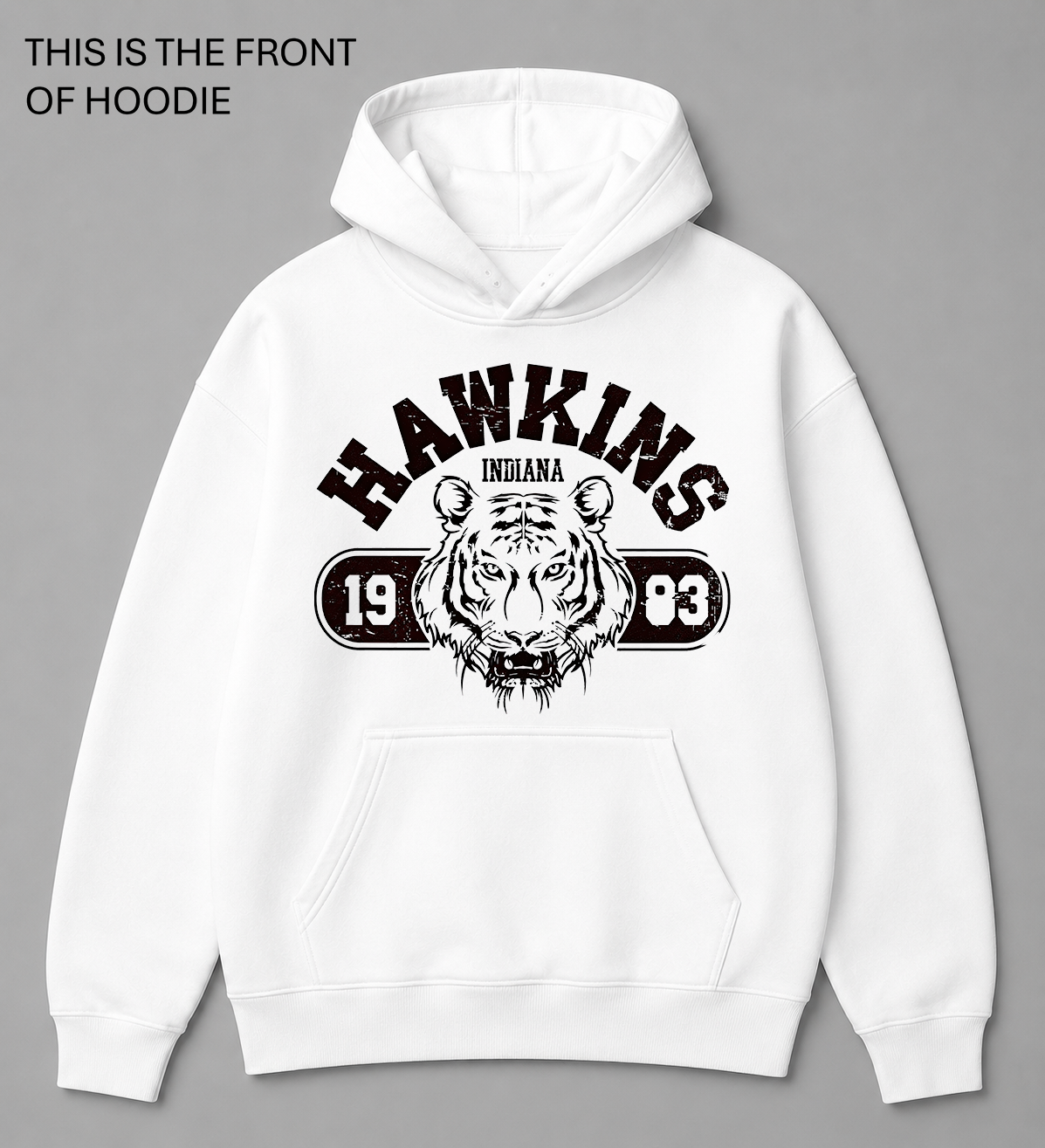 BDG Graphic Hoodie - Stranger Things - Hawkins Indiana