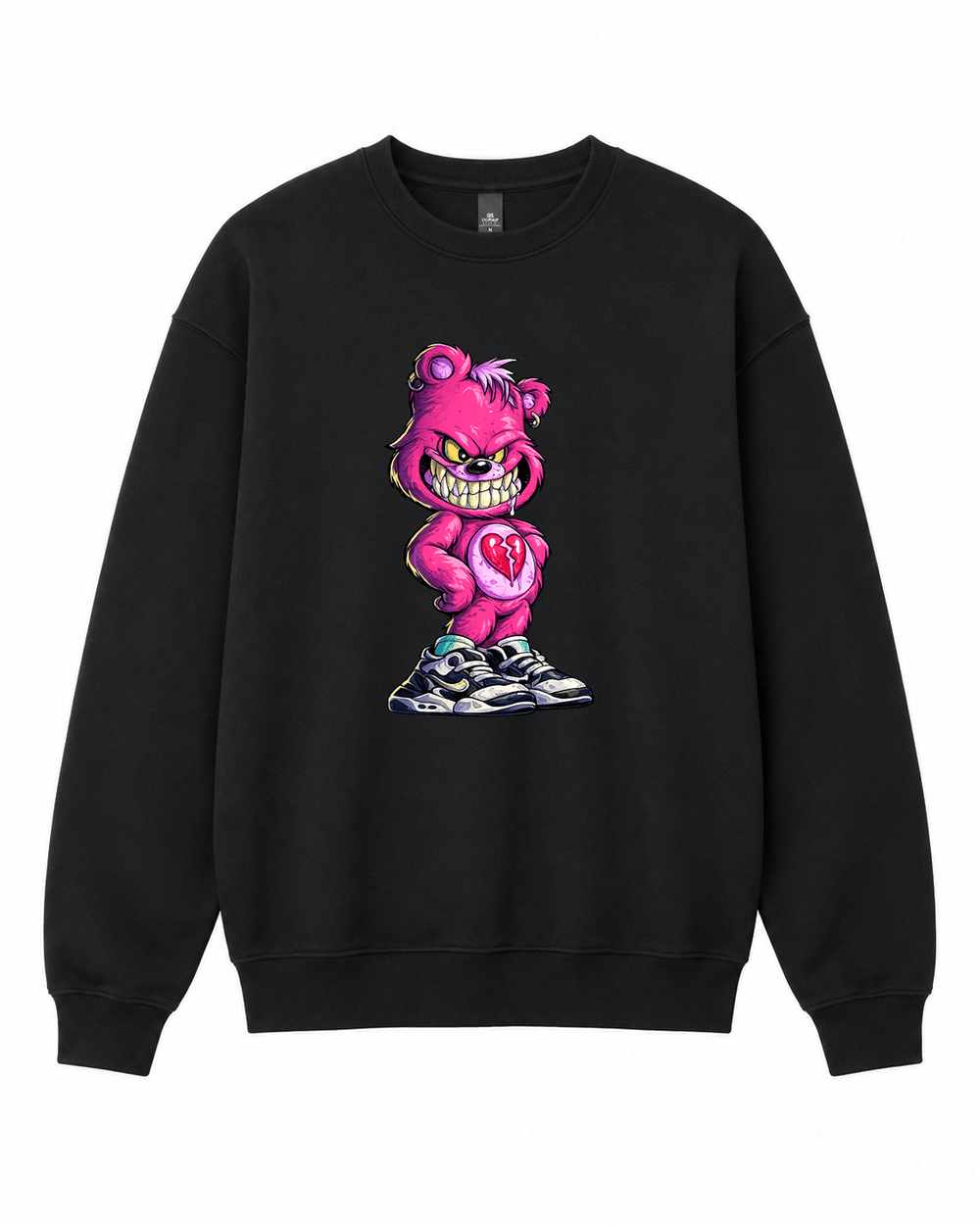 Heartbroken Care Bear Crewneck Sweatshirt - Built Different Goods