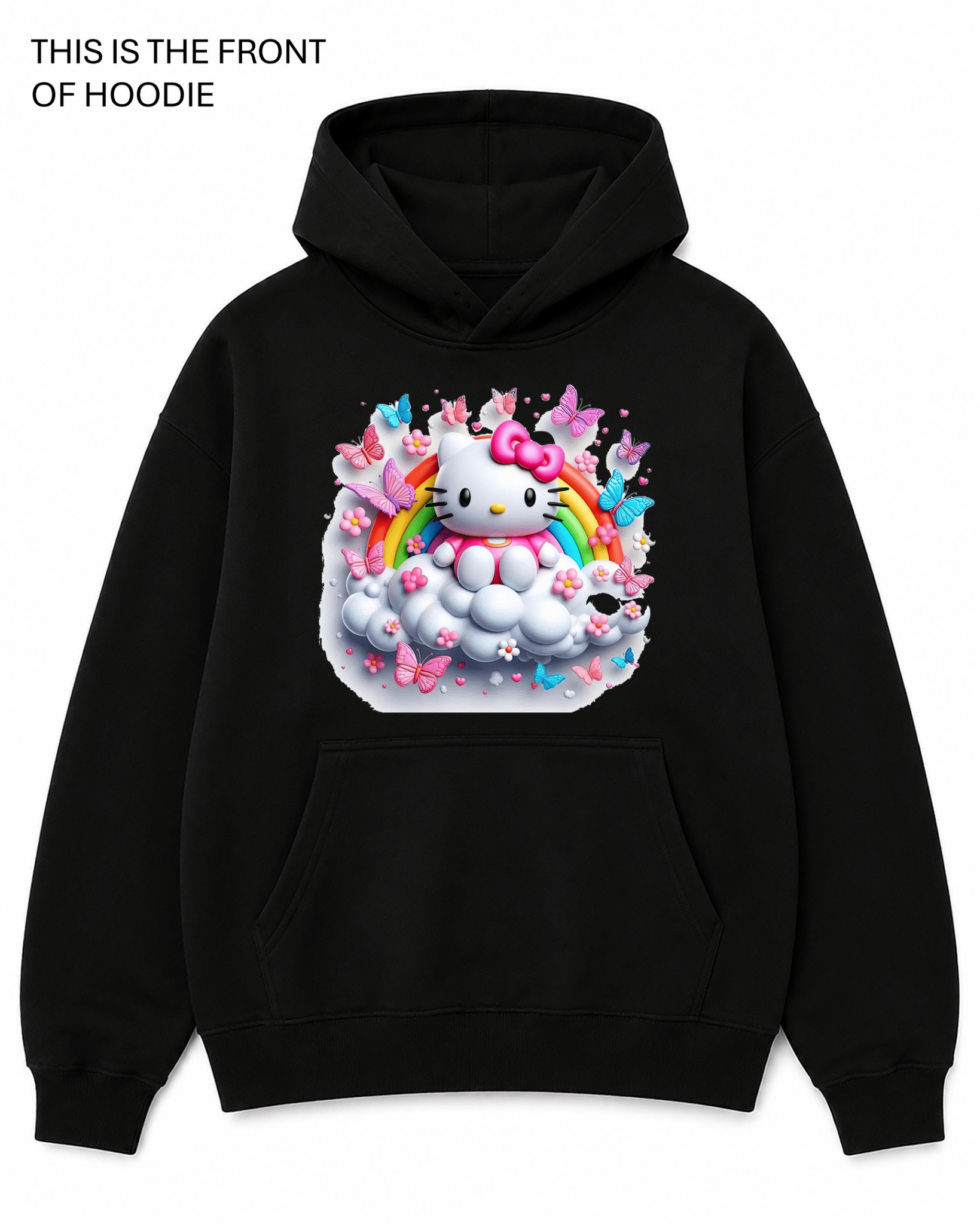 BDG Graphic Hoodie - Hello Kitty - Built Different Goods