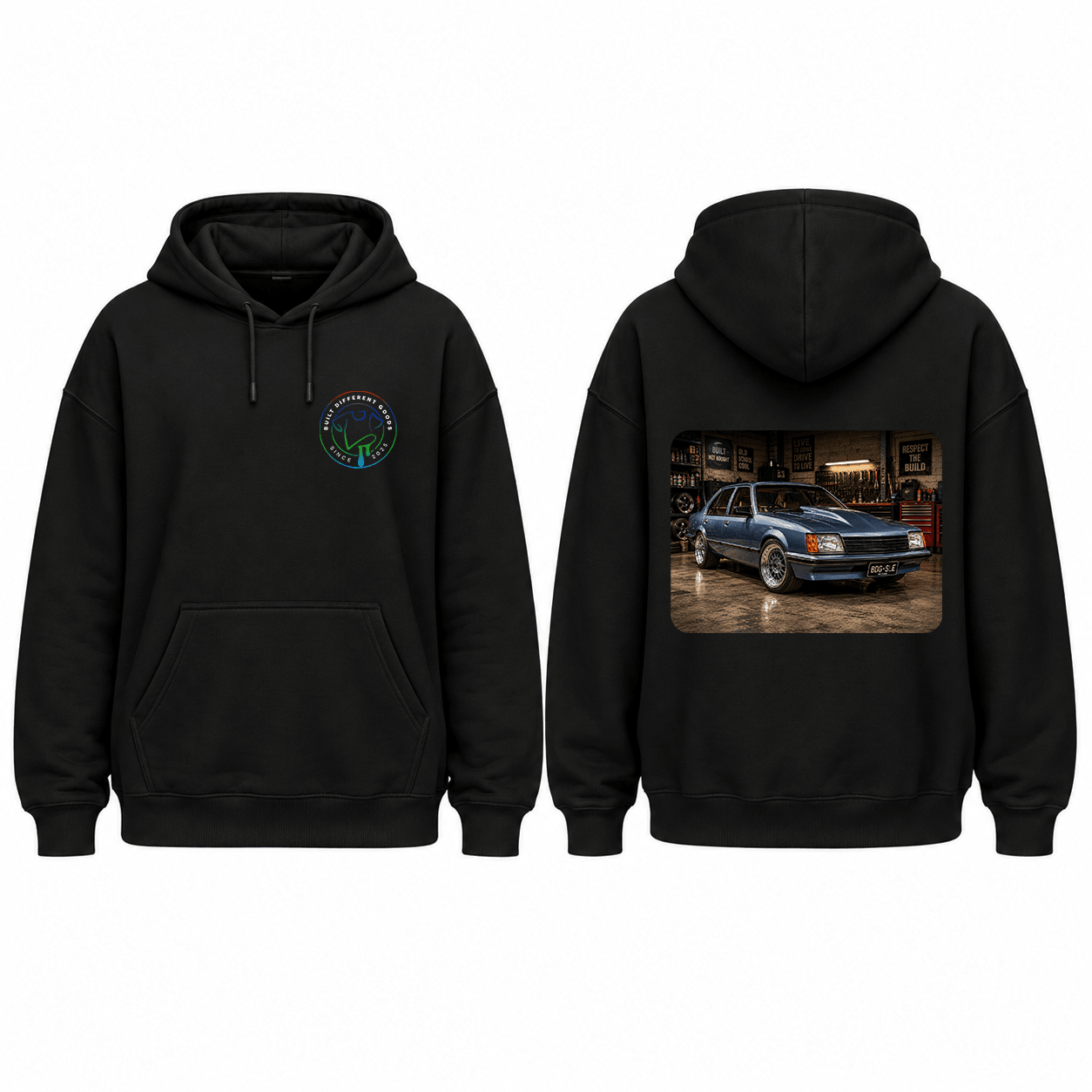 Holden VB Commodore Hoodie - Built Different Goods