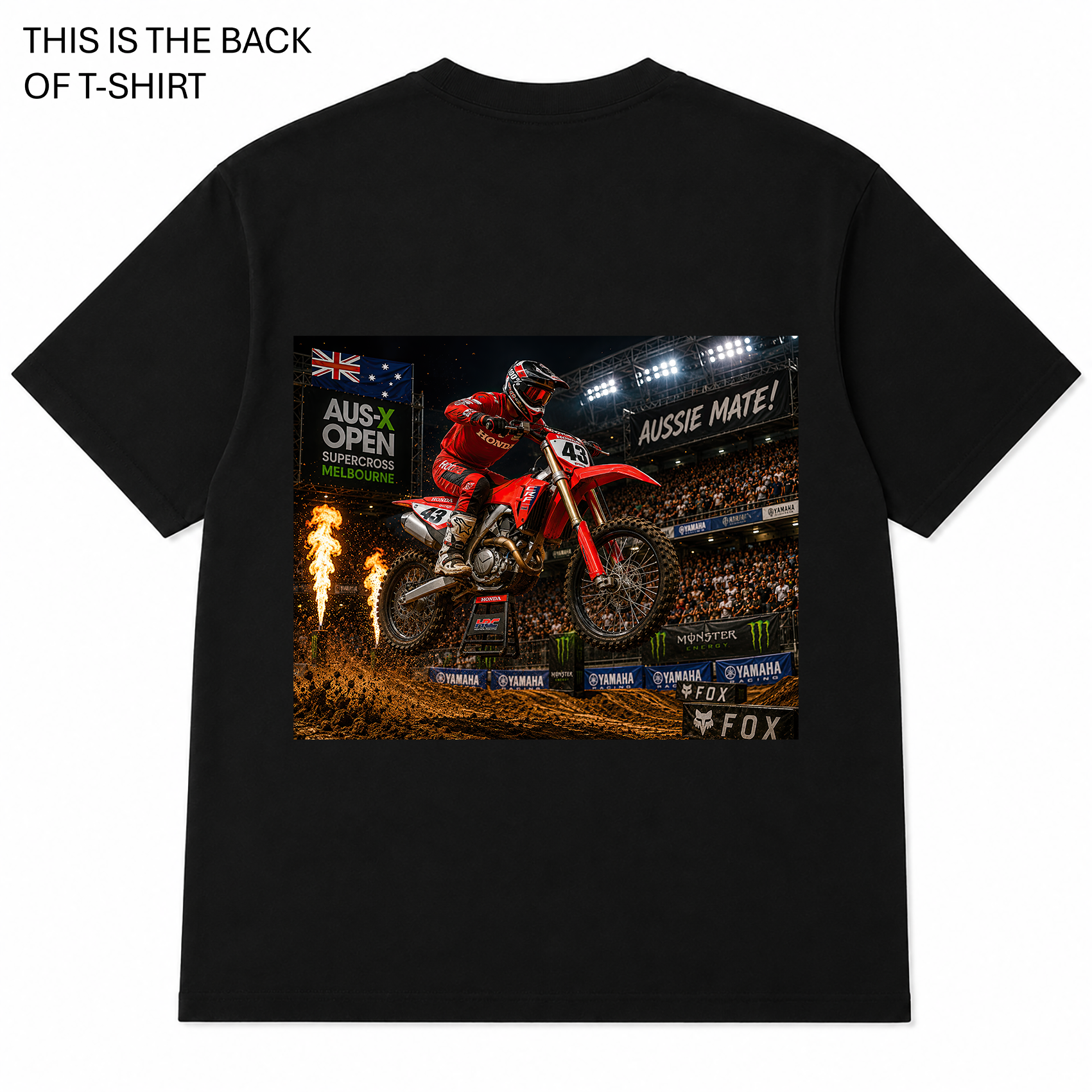 BDG Graphic T-Shirt - Honda CRF450 Mud Series