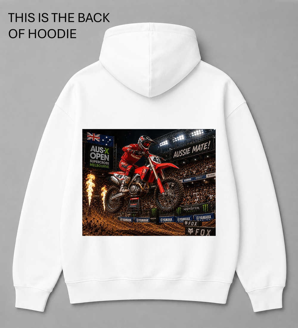 BDG Graphic Hoodie - Honda CRF450 Mud Series - Built Different Goods
