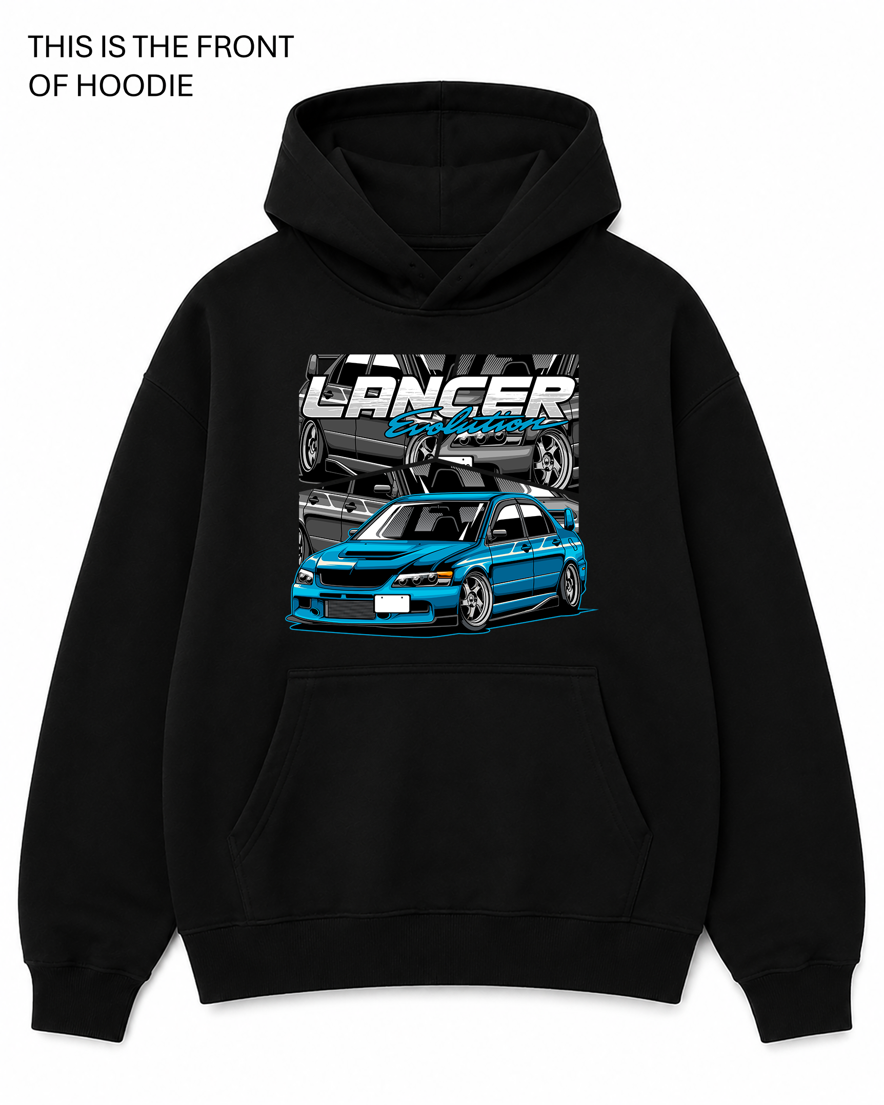 BDG Graphic Hoodie - Mitsubishi Lancer EVO