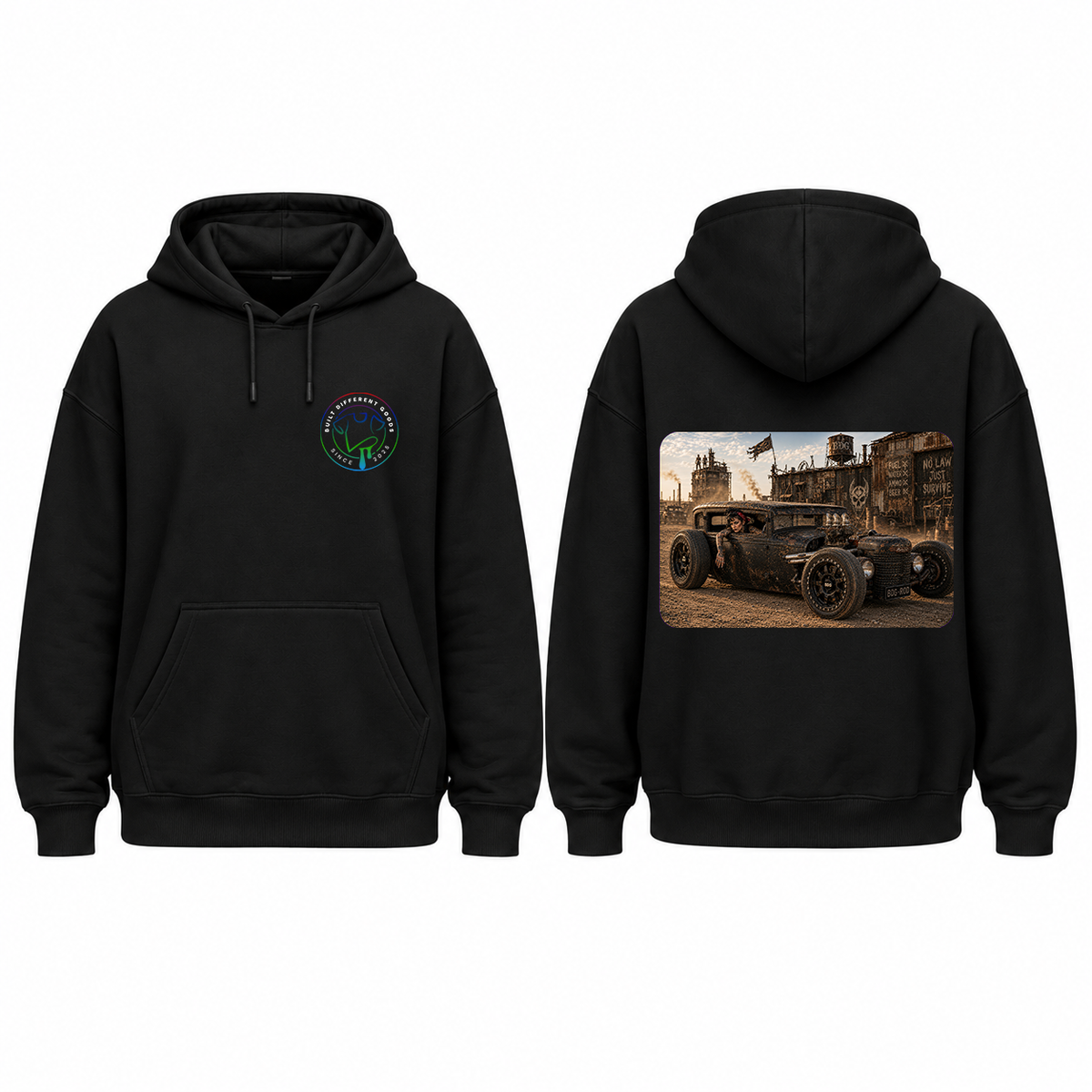 BDG Graphic Hoodie - Ford 1929 Rat Rod