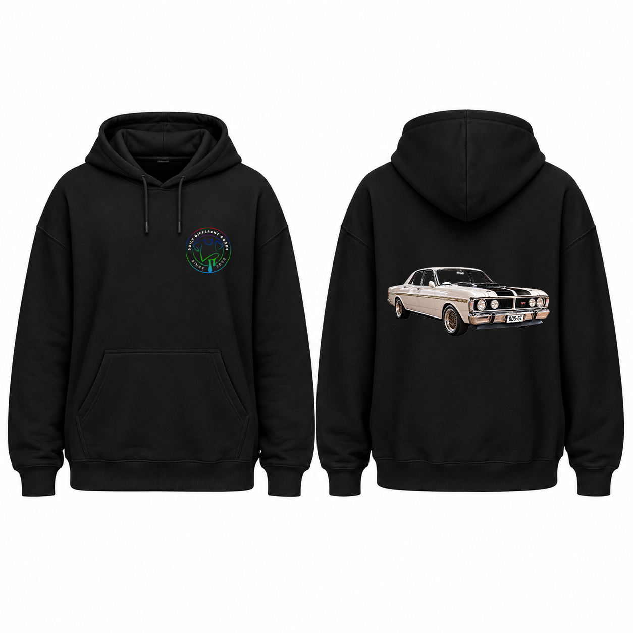 BDG Graphic Hoodie - Ford 1971 XY GT