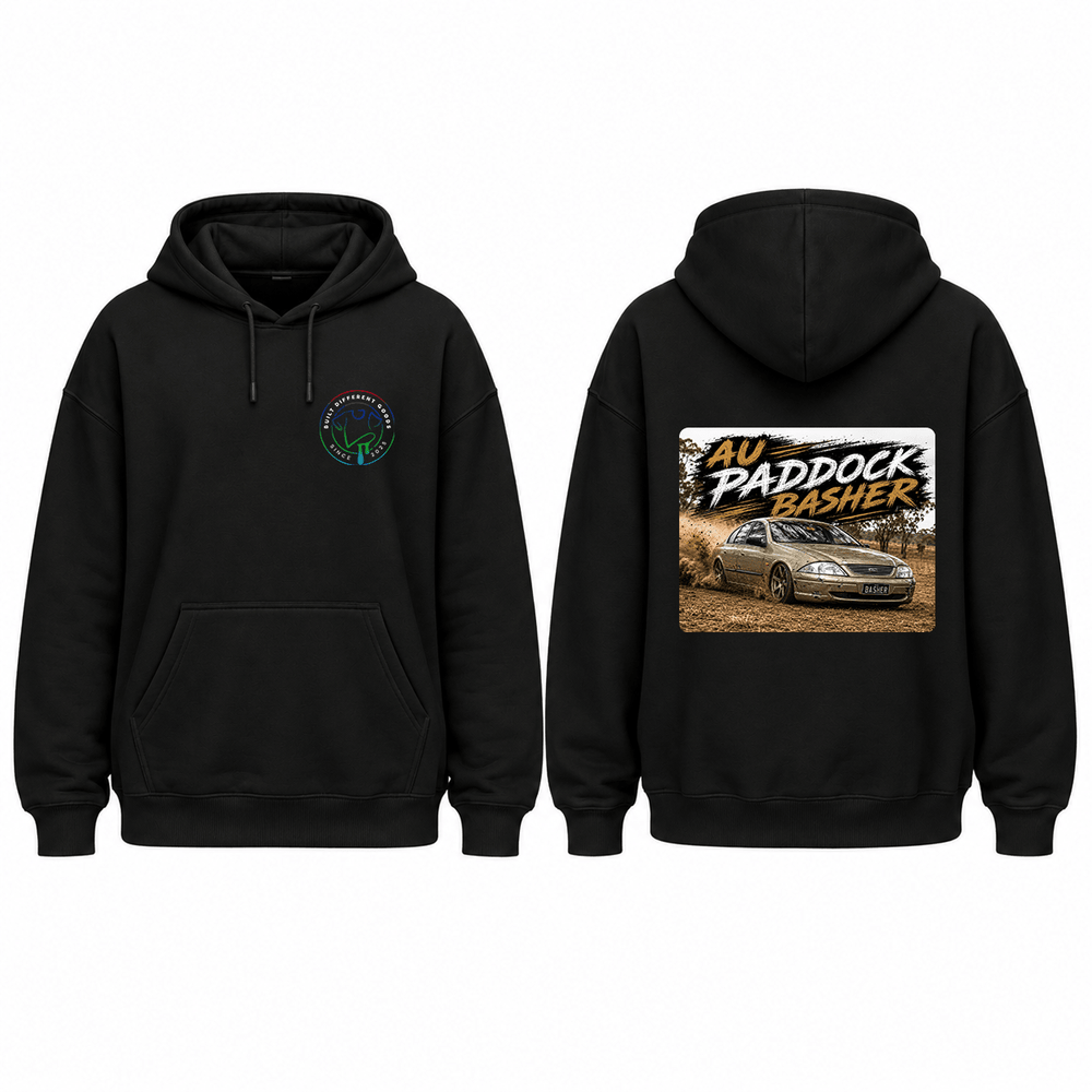 BDG Graphic Hoodie - Ford Falcon AU Paddock Basher - Built Different Goods