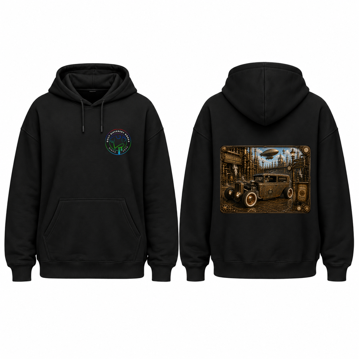 BDG Graphic Hoodie - Ford Model A Rat Rod