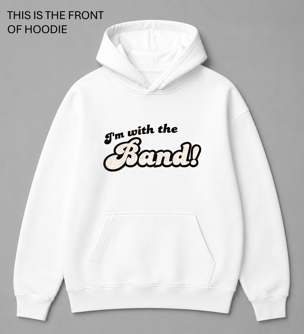BDG Graphic Hoodie - I'm With the Band