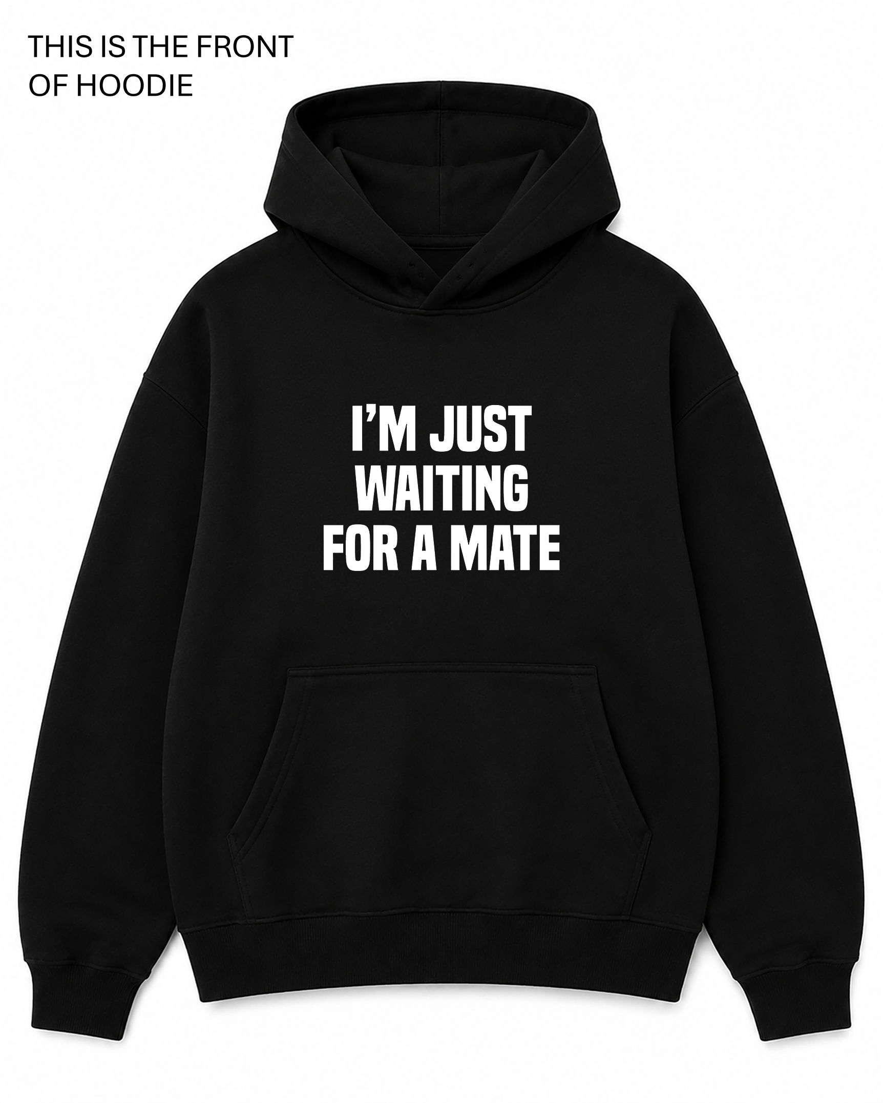BDG Graphic Hoodie - Just Waiting for a Mate