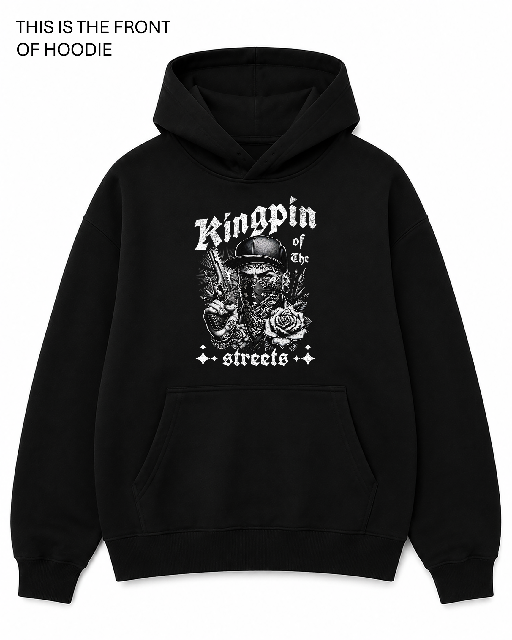BDG Graphic Hoodie - Kingpin of the Streets