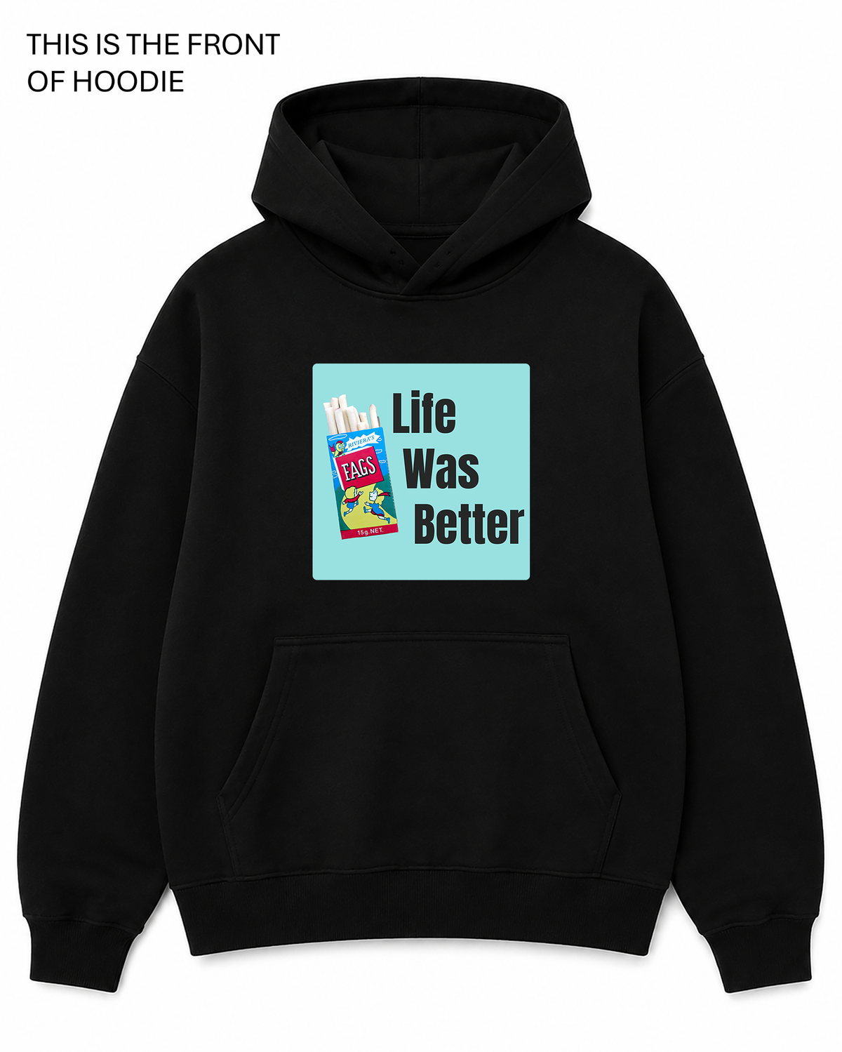 BDG Graphic Hoodie - Life was Better