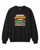 Human Interaction Limit Graphic Crewneck Sweatshirt
