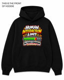 Human Interaction Limit Graphic Hoodie - Built Different Goods