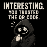 BDG Zip Up Hoodie - QR - Scan if You Have Trust Issues