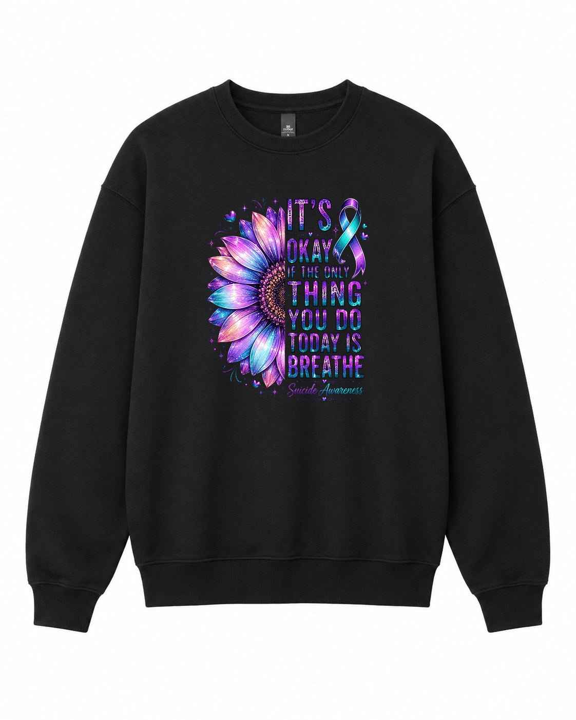 It's OK Graphic Crewneck Sweatshirt