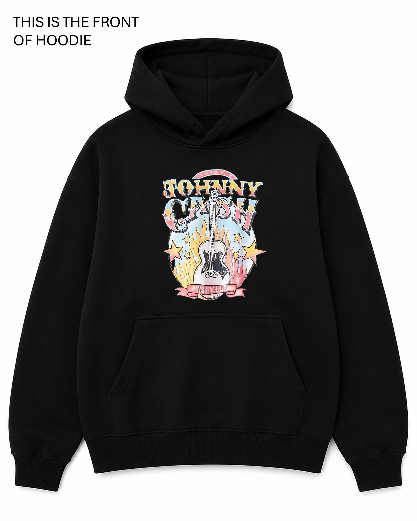 BDG Graphic Hoodie - Johnny Cash 1