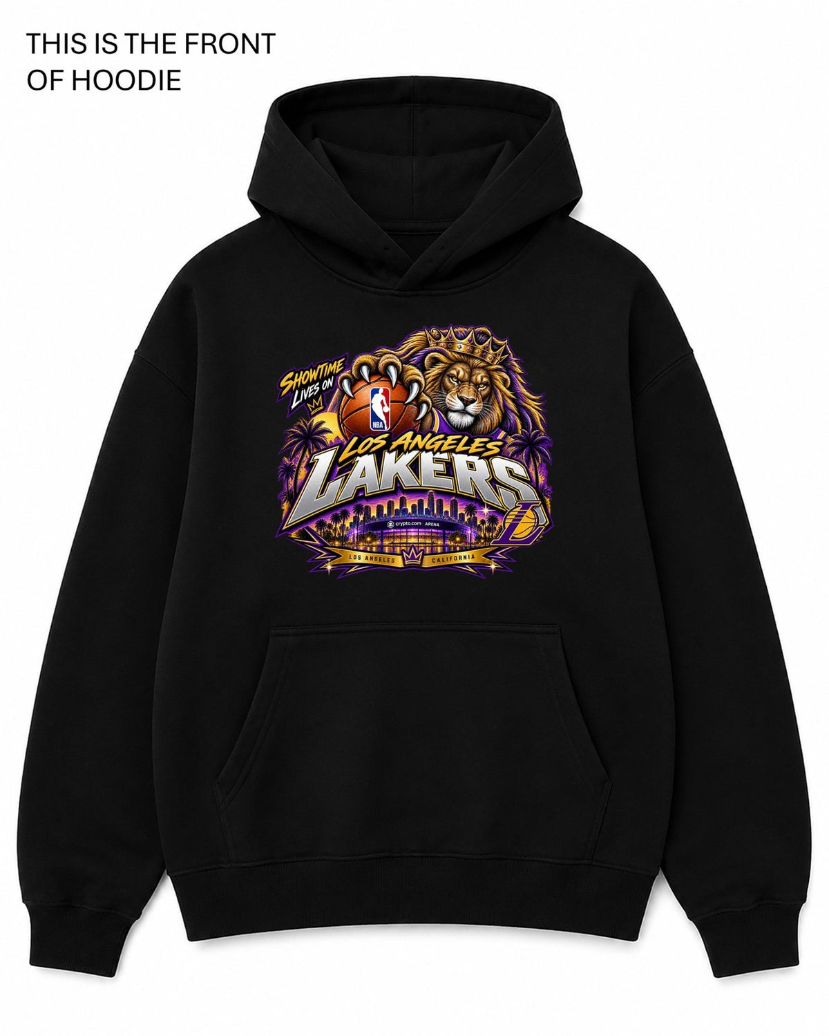 LA Lakers Graphic Hoodie - Built Different Goods