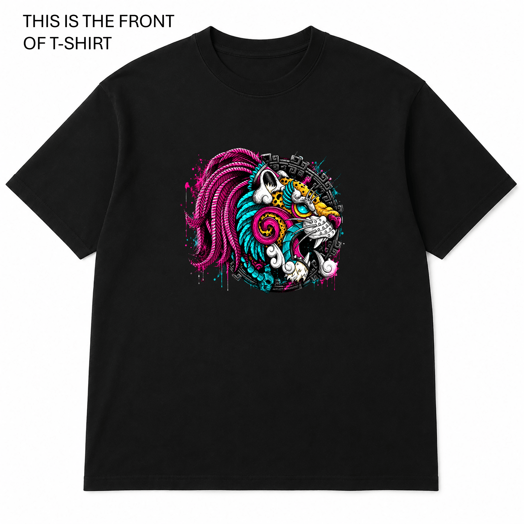Leopard Feather Graphic T-Shirt - Built Different Goods