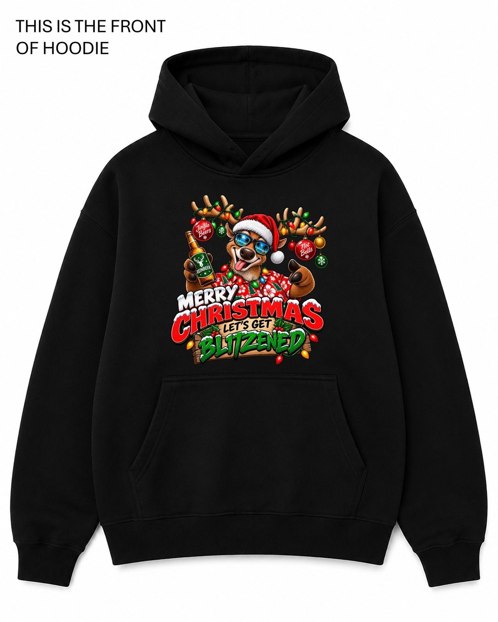 Let's Get Blitzened Graphic Hoodie - Built Different Goods