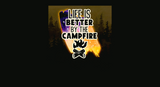5mm Neoprene Stubby Holder for 375ml Cans  - Life is better by the campfire