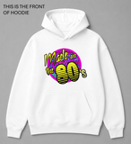 Premium graphic hoodie featuring the Made in the 80s design by Built Different Goods. Comfortable everyday hoodie available in sizes S to True 5XL.