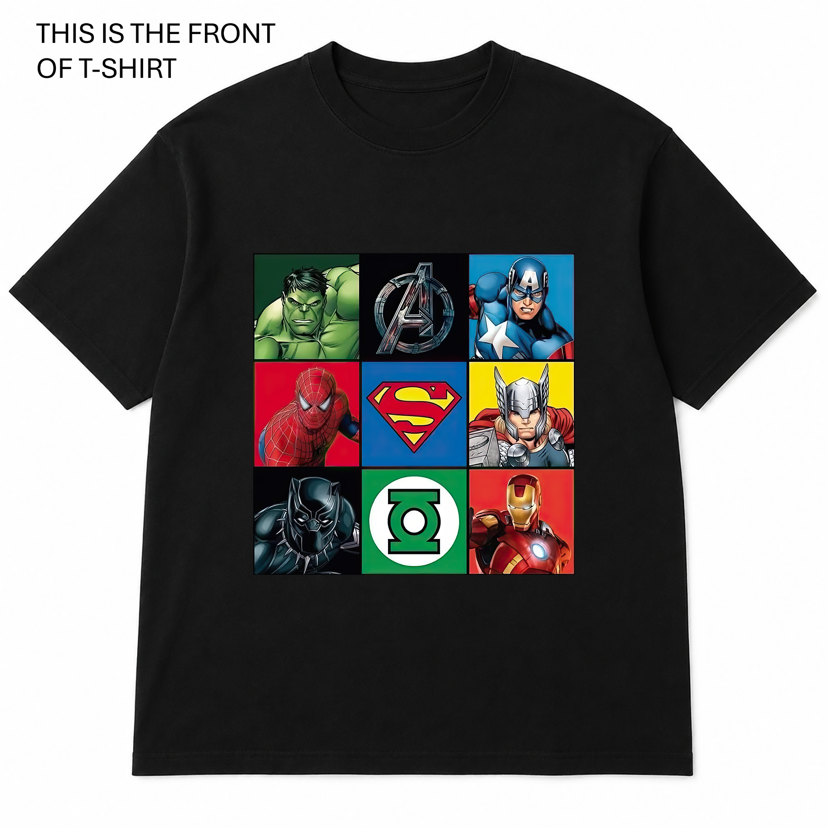 BDG Graphic T-Shirt - DC and Marvel rival