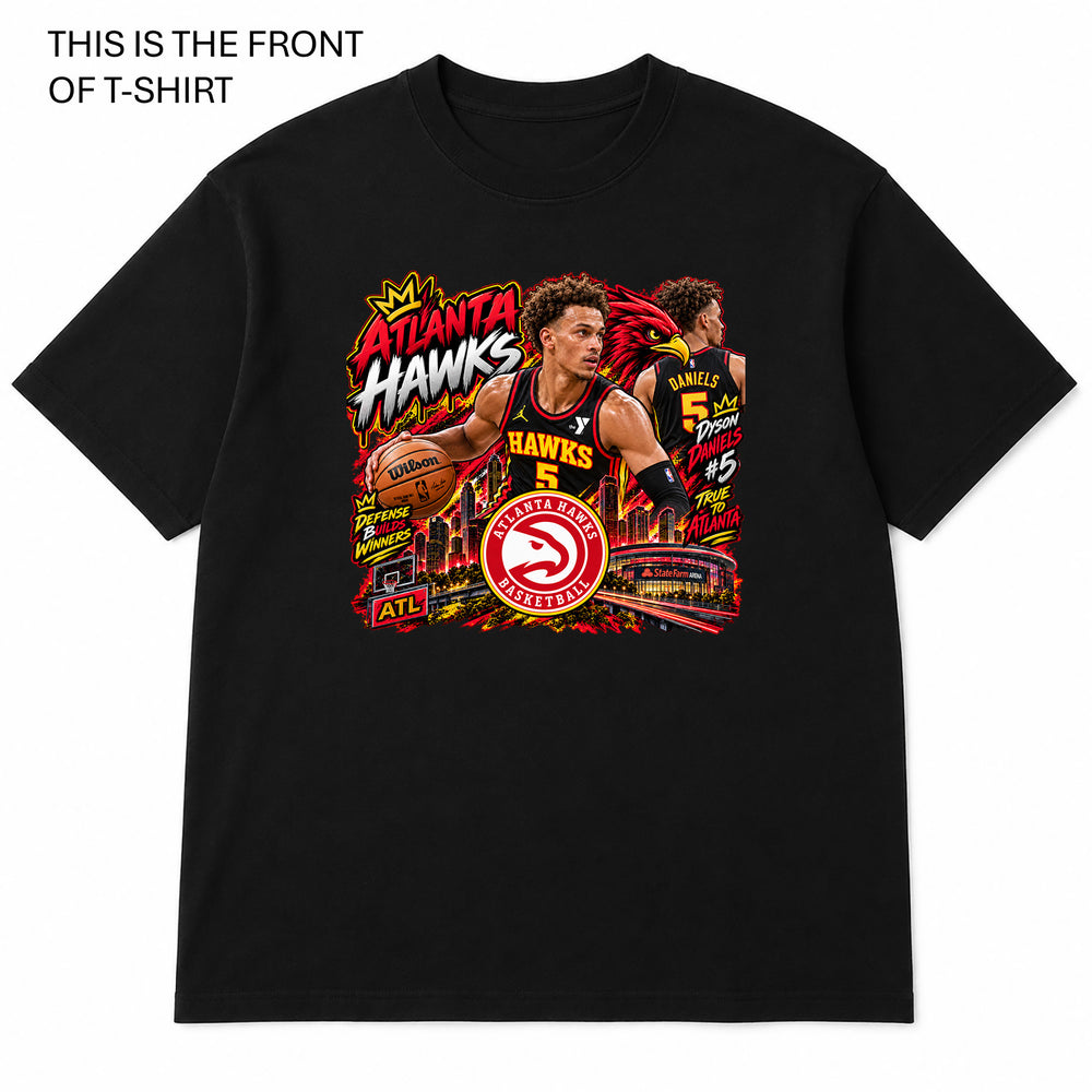 NBA Atlanta Hawks Graphic T-Shirt - Built Different Goods