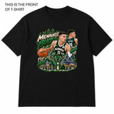 NBA Milwaukee Bucks Graphic T-Shirt - Built Different Goods