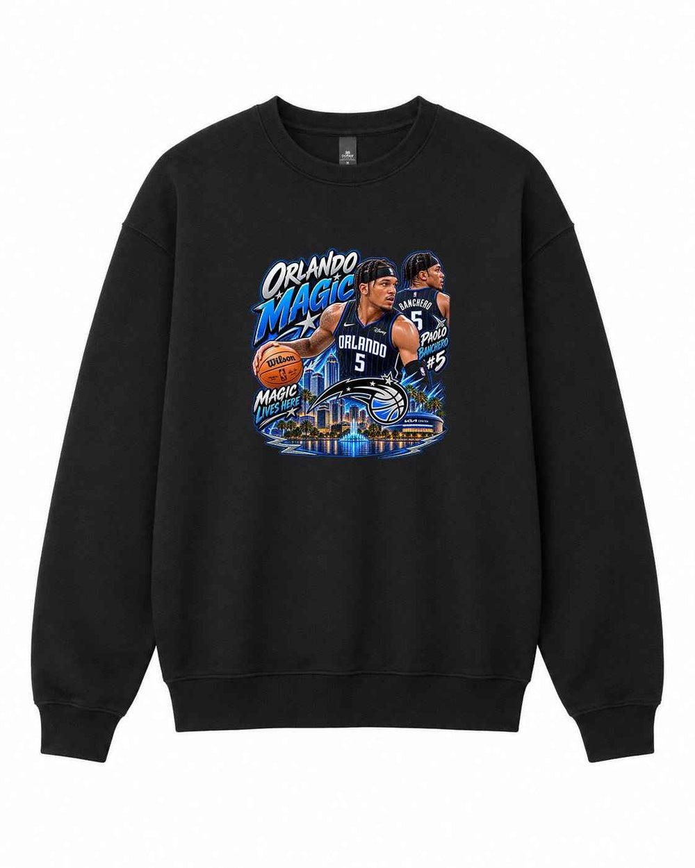 NBA Orlando Magic Graphic Crewneck Sweatshirt