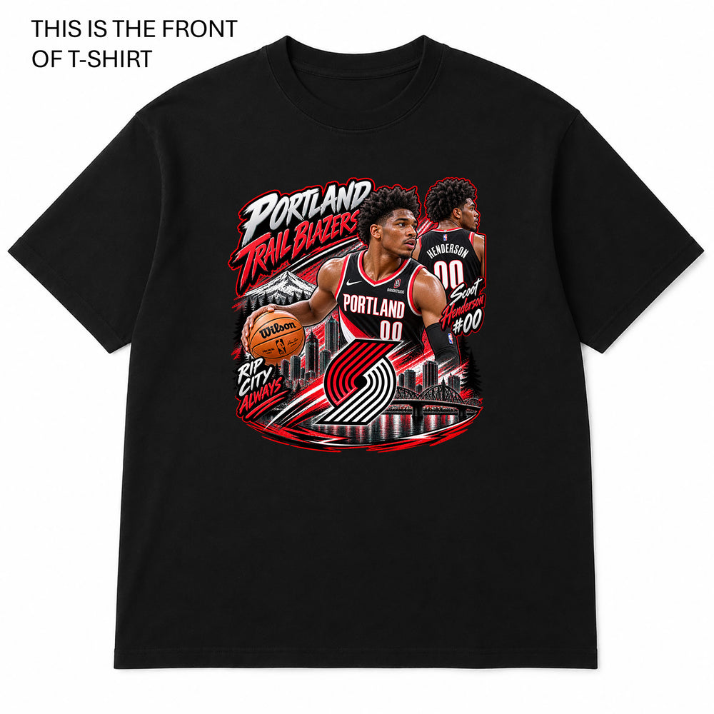 NBA Portland Trail Blazers Graphic T-Shirt - Built Different Goods