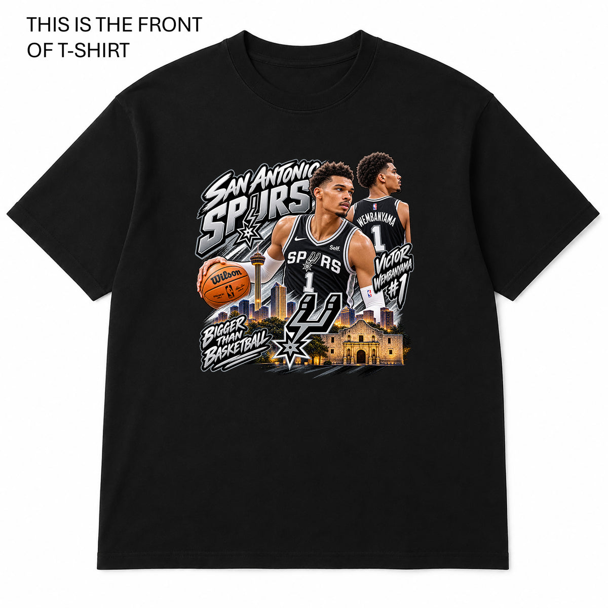 NBA San Antonio Spurs Graphic T-Shirt - Built Different Goods