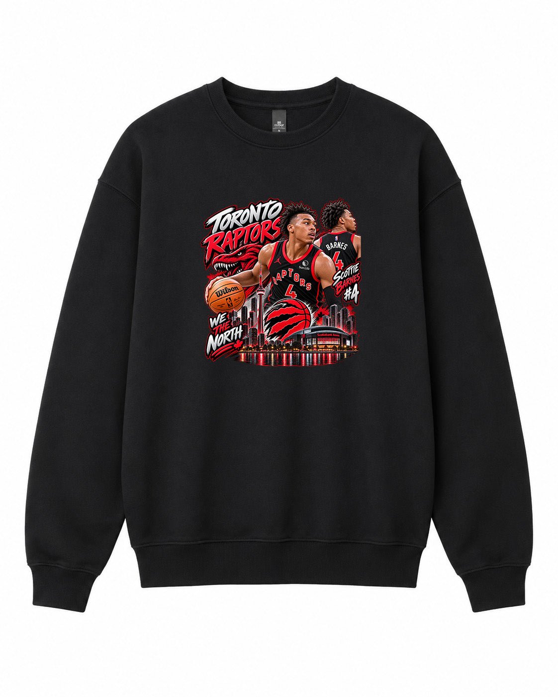 NBA Toronto Raptors Graphic Crewneck Sweatshirt - Built Different Goods