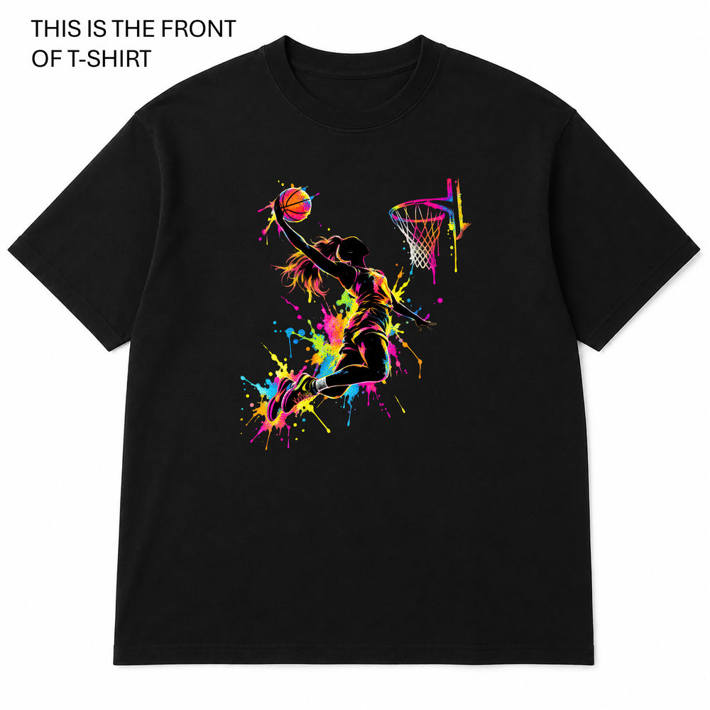 Neon Basketballer Graphic T-Shirt - Built Different Goods