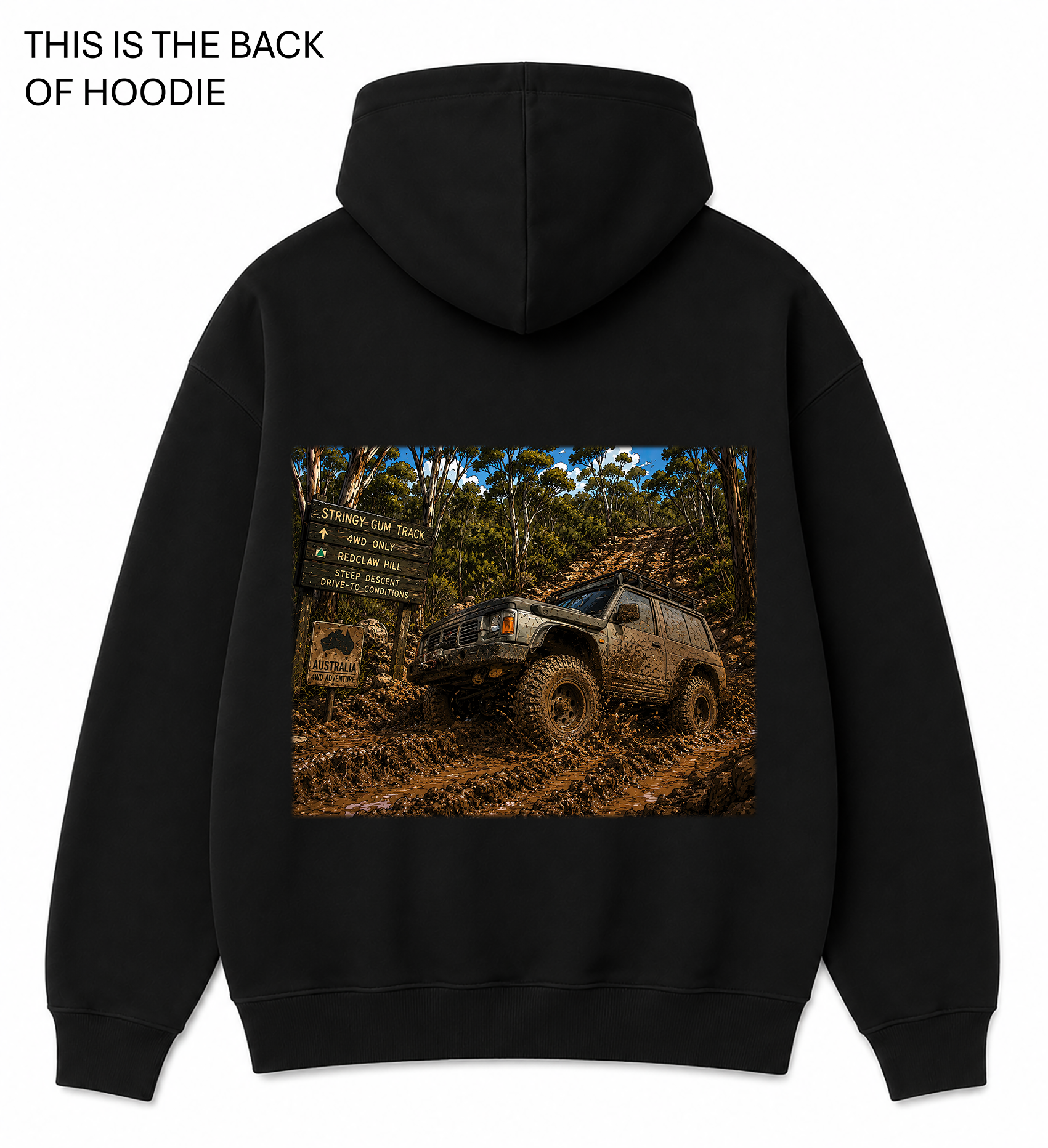 BDG Graphic Hoodie - Nissan Patrol Y60 Mud Series