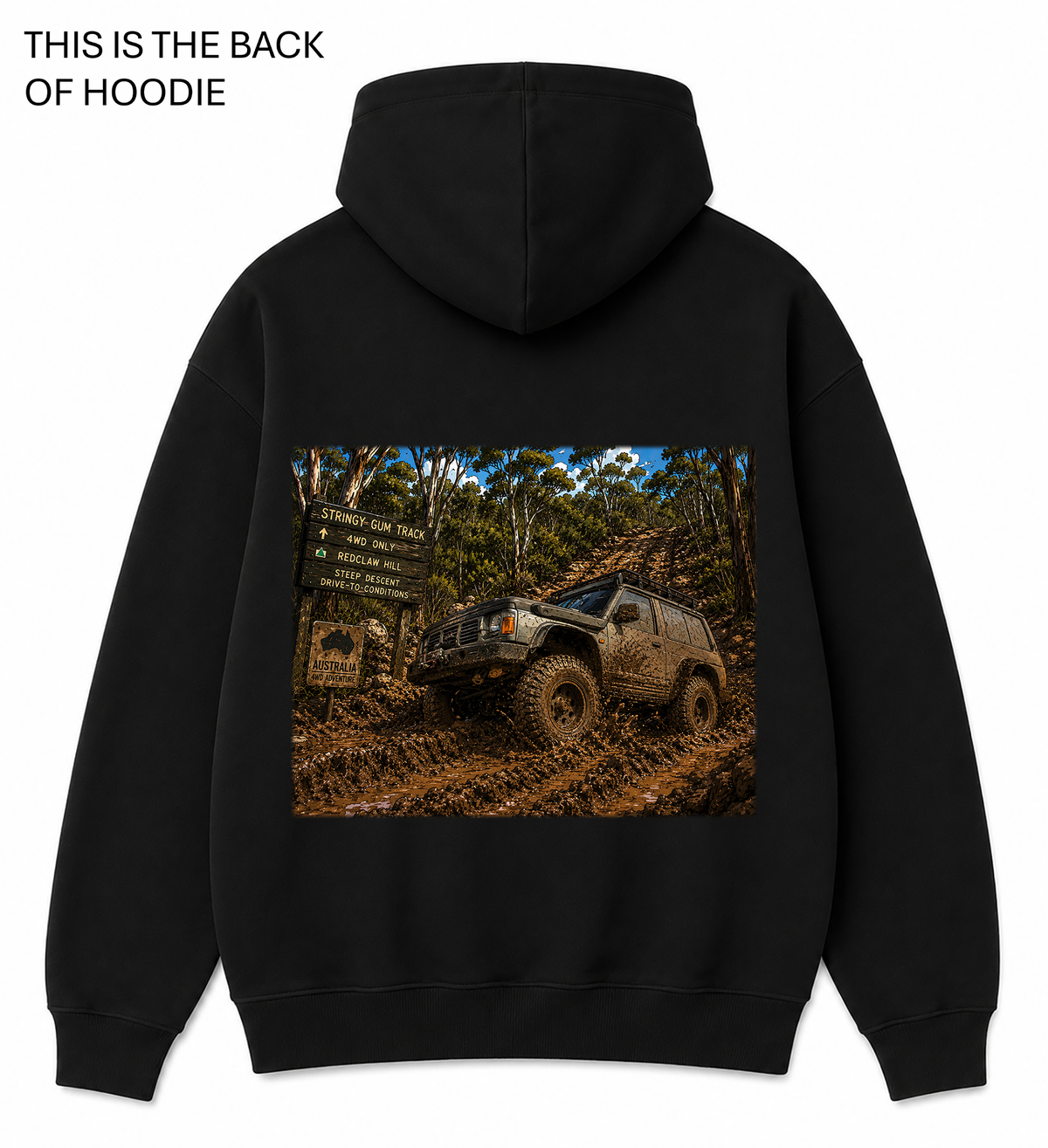 BDG Graphic Hoodie - Nissan Patrol Y60 Mud Series