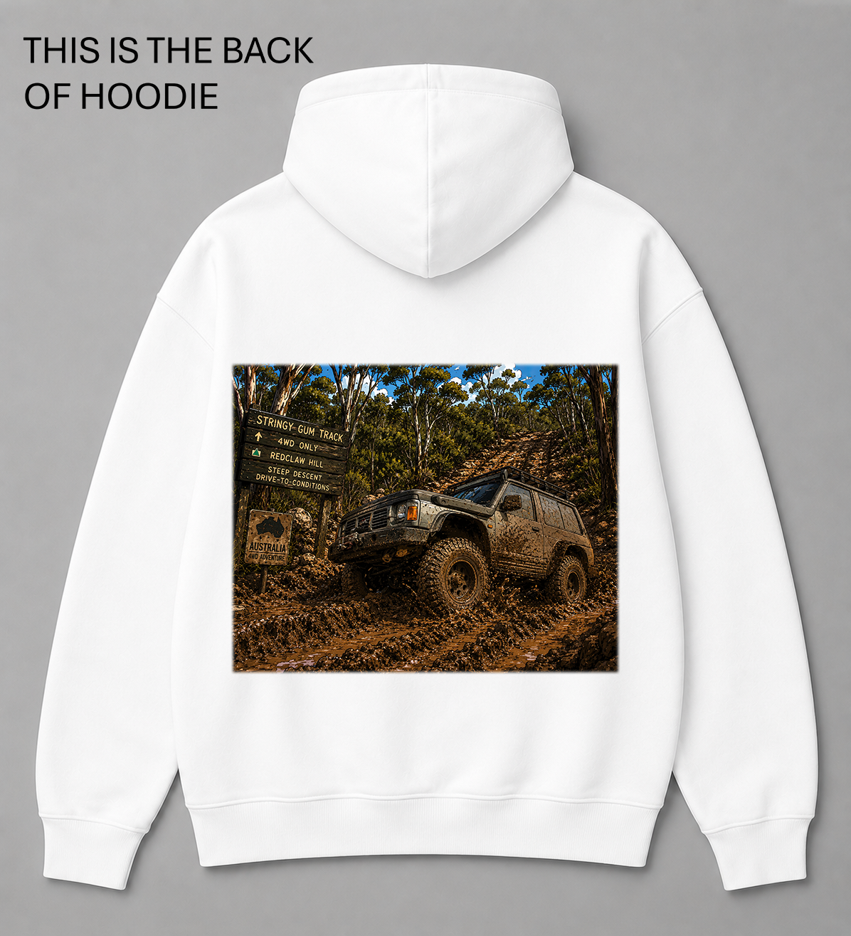 BDG Graphic Hoodie - Nissan Patrol Y60 Mud Series