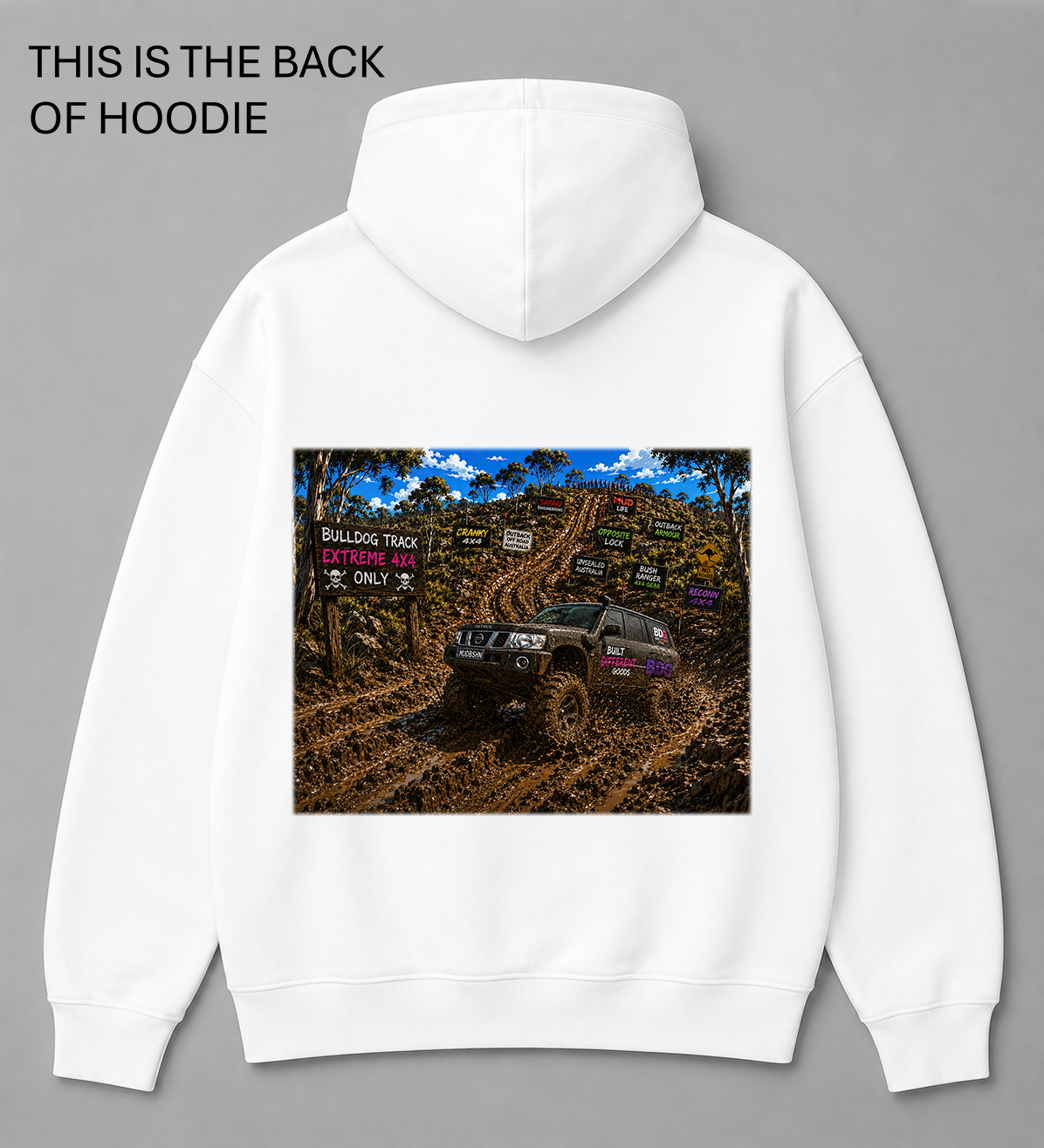 BDG Graphic Hoodie - Nissan Patrol Y61 Mud Series