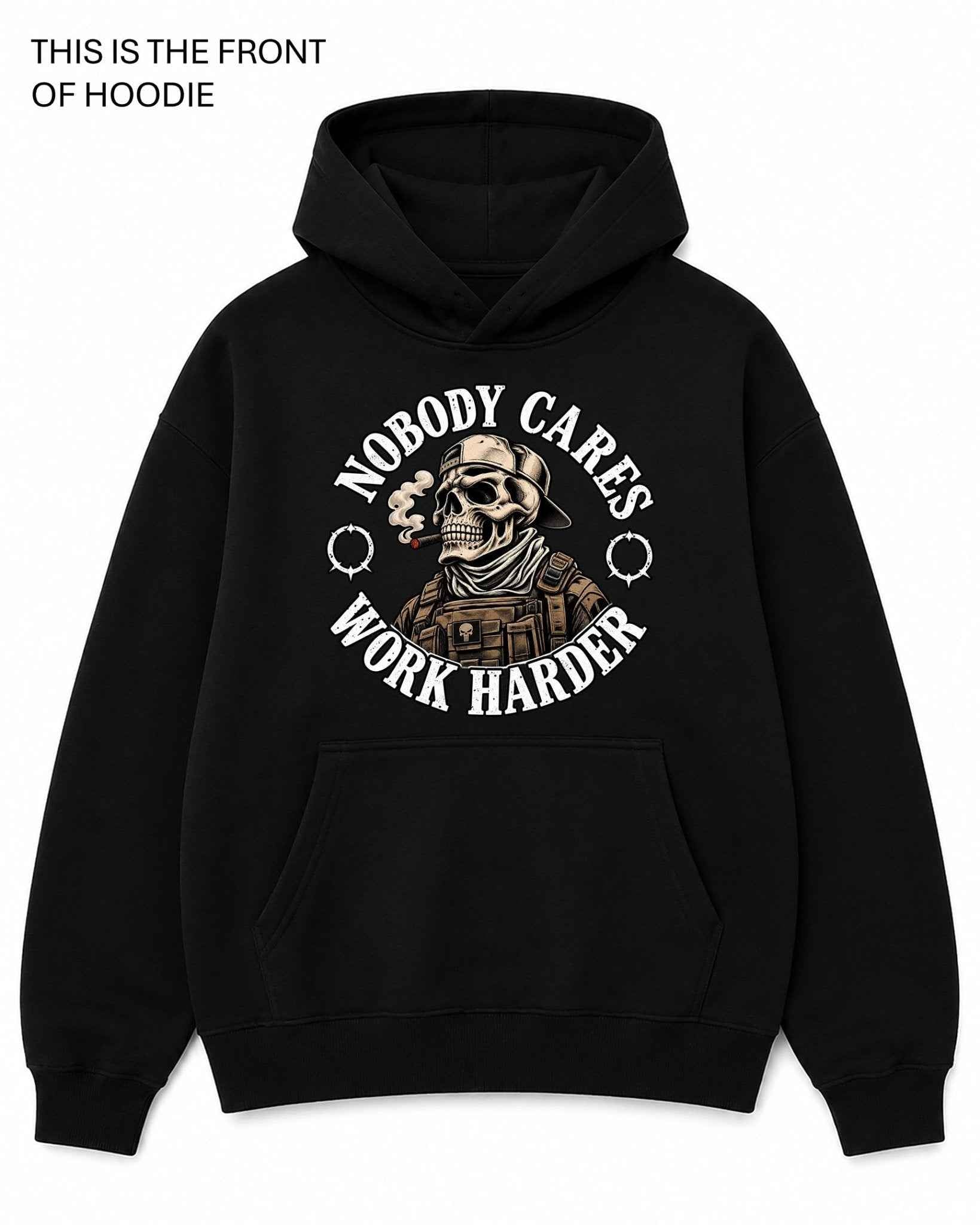 Nobody Cares Graphic Hoodie